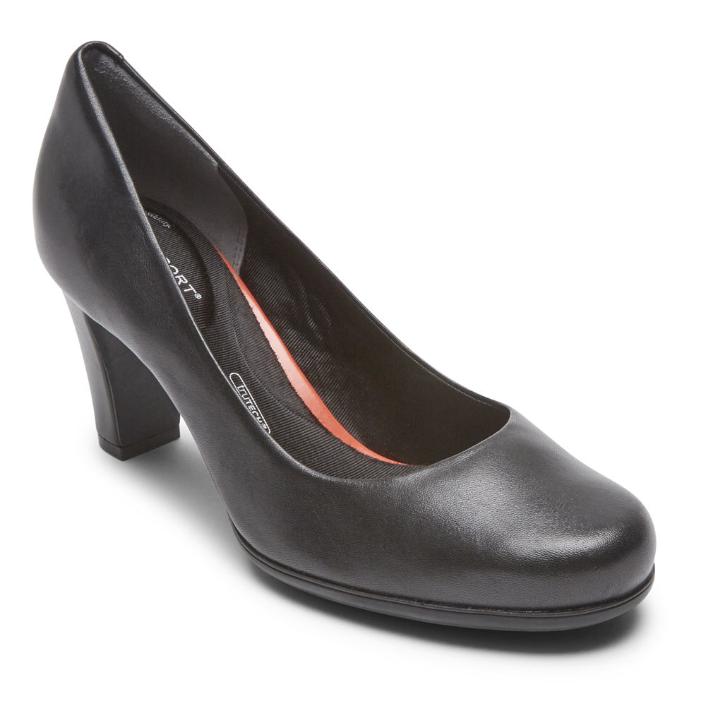 Rockport Pumps For Womens Black - TOTAL MOTION MID - LS8769120